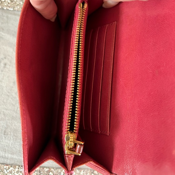 🎁 Prada Madras Wallet/Wristlet - Picture 8 of 10